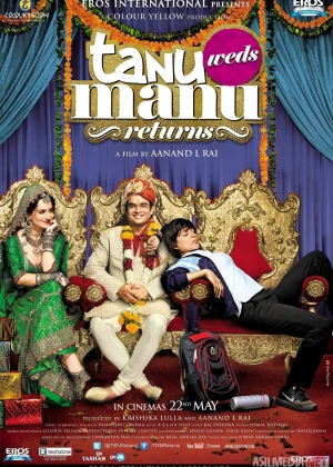 Tanu va Manuning to'yi: Qaytish / Qaysar qizning to'yi 2 Hind kino 2015 Uzbek tilida O'zbekcha tarjima kino Full HD tas-ix skachat