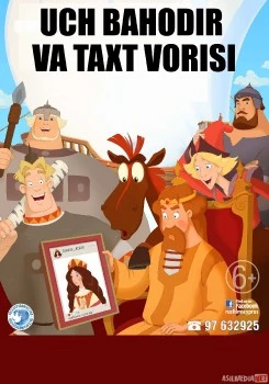Uch bahodir va taxt vorisi / Три богатыря и Наследница престола Multiflm Uzbek O'zbek tilida tas-ix skachat download